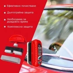 Почистващ препарат за автомобилни стъкла с апликатор