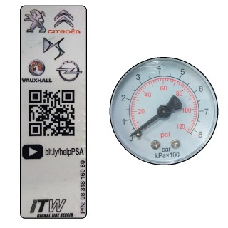 Компресор за гуми RENAULT, PEUGEOT, CITROEN, OPEL