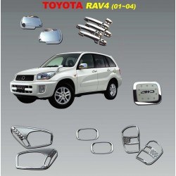 Комплект хромирани аксесоари за TOYOTA RAV4 2001-2006г