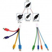 USB кабел за зареждане 4 в 1