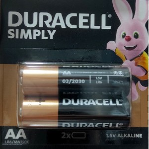 Алкална батерия AA LR06 Duracell 1бр