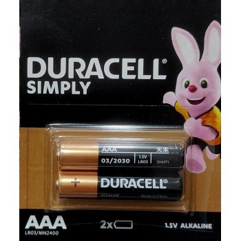Алкална батерия AAA LR03 Duracell 1бр