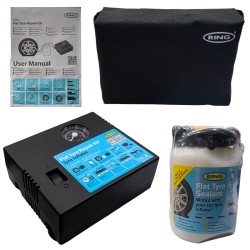 Компресор за гуми с лепило RING