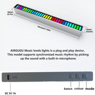 LED лента със звуков контрол