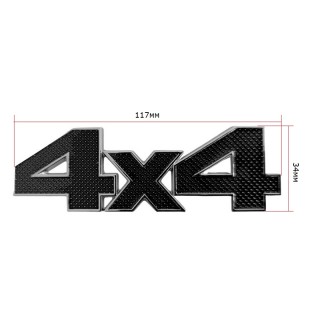 3D хромирана емблема 4х4