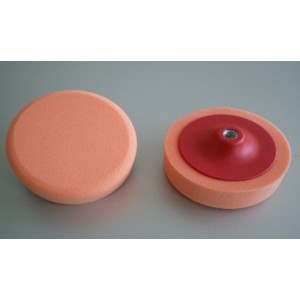 Гъба за полиране с диск оранжева