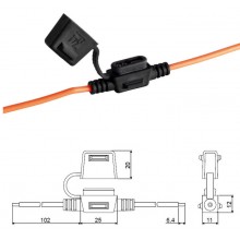 Гнездо за предпазители 12V 24V TESLA