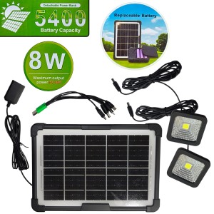 Соларна осветителна система с външна батерия