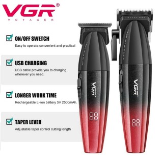 Комплект за подстригване 2 машинки, 9 приставки VGR V-640