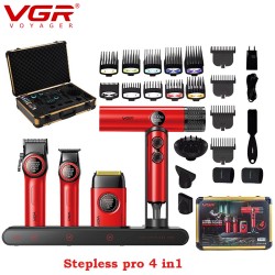 Професионален фризьорски комплект 4-в-1 VGR Stepless Pro