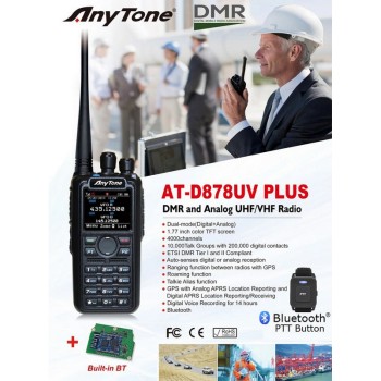 Двубандова радиостанция AnyTone AT-D878UV Plus