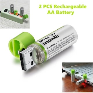 Презареждаема акумулаторна батерия AA с USB