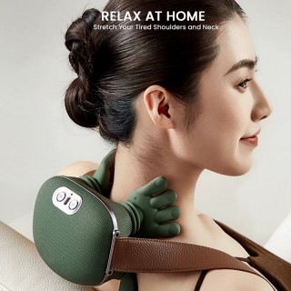 Масажор за врат и рамене с нагряване 4D