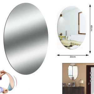 Акрилно огледало елипса 30х40см