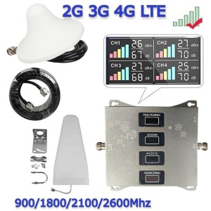 Четири канален усилвател на GSM сигнал 2G, 3G, 4G