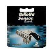 Gillette Sensor Excel  резервни ножчета 5 броя