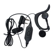 Хендсфри слушалка с функция за предаване на два канала (Dual PTT) за радиостанции Baofeng