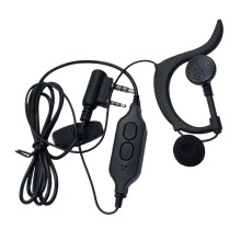 Хендсфри слушалка с функция за предаване на два канала (Dual PTT) за радиостанции Baofeng