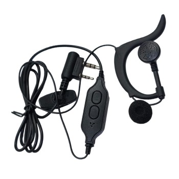 Хендсфри слушалка с функция за предаване на два канала (Dual PTT) за радиостанции Baofeng
