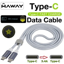 USB кабел за зареждане и прехвърляне на данни 1.2 метра