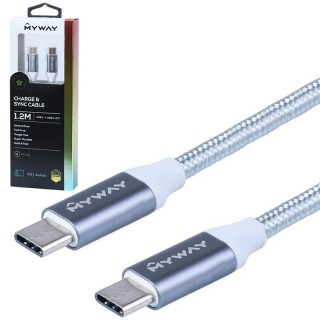 USB кабел за зареждане и прехвърляне на данни 1.2 метра