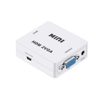 HDMI към VGA HD Audio TV AV HDTV видео кабел - конвертор, адаптер