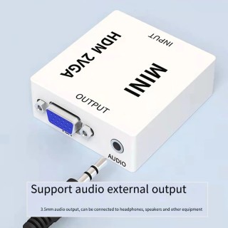 HDMI към VGA HD Audio TV AV HDTV видео кабел - конвертор, адаптер