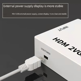 HDMI към VGA HD Audio TV AV HDTV видео кабел - конвертор, адаптер