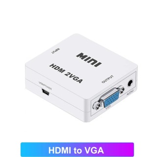 HDMI към VGA HD Audio TV AV HDTV видео кабел - конвертор, адаптер