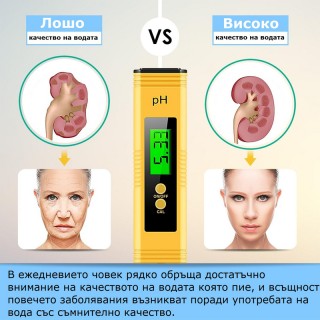 PH тестер за киселинност на вода