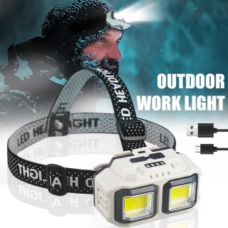 LED фенер за глава челник със сензор
