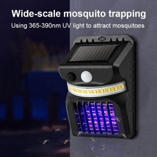 Соларен лед прожектор против комари