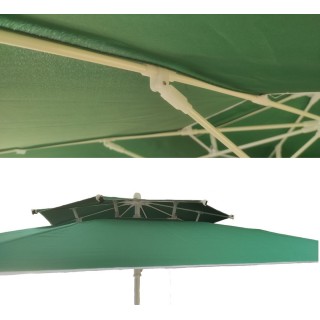 Плажен чадър с двоен таван против вятър