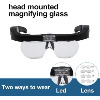Увеличителни очила с лупи с лед осветление