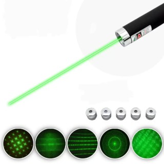 Зелена лазерна показалка тип химикалка