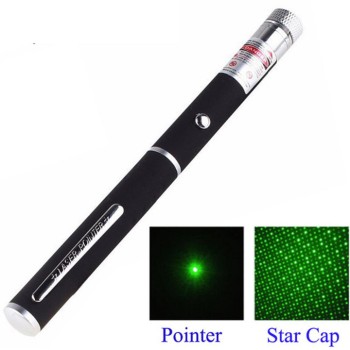 Зелена лазерна показалка тип химикалка