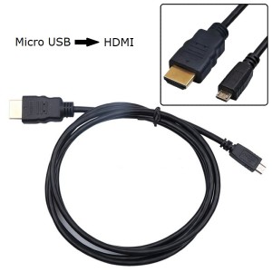 Кабел HDMI - Micro USB 1.5 метра