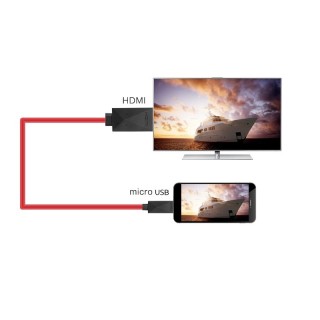 Кабел HDMI - Micro USB 1.5 метра