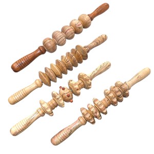 Дървен масажор за тяло