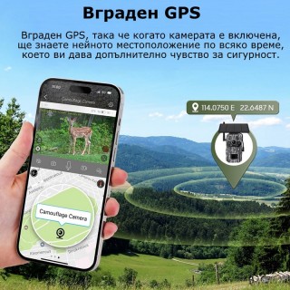 Ловна камера със соларен панел HC-808 3MP