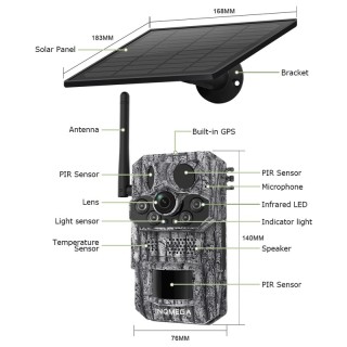 Ловна камера със соларен панел HC-808 3MP