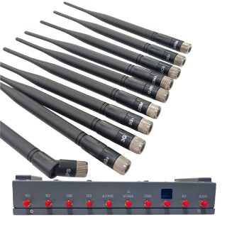 Заглушител за CDMA/GSM/DCS/3G/4G / WIFI/5G/5G2/GC5G мрежи