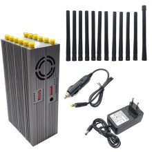 Заглушител за CDMA/GSM/DCS/3G/4G/WIFI / GPS/LOJACK/5G/5.8G мрежи