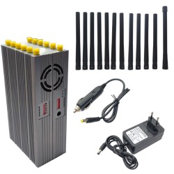 Заглушител за CDMA/GSM/DCS/3G/4G/WIFI / GPS/LOJACK/5G/5.8G мрежи