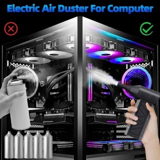 Мини електрическа духалка 130000RPM с лед фенерче
