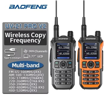 Двубандова радиостанция Baofeng UV-21 PRO V2
