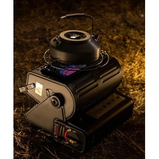 2 в 1 Преносима газова печка 1.3 kW – отоплител и котлон за къмпинг, каравана и риболов