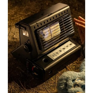 2 в 1 Преносима газова печка 1.3 kW – отоплител и котлон за къмпинг, каравана и риболов