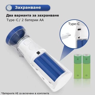 Преносим ултразвуков небулизатор / инхалатор подходящ за деца и възрастни