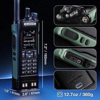 Baofeng DM-32UV 10W DMR и аналогова радиостанция с GPS и APRS
